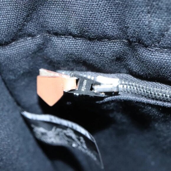 HERMES Fourre Tout PM Tote Bag Canvas Black Gray Auth 103394 - Picture 13 of 16